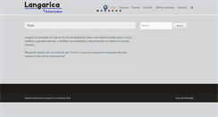 Desktop Screenshot of langarica.org